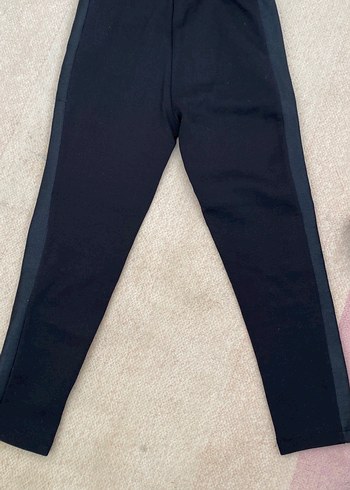 Siyah Kız Çocuk Taytları - Esnek, Sıcak Kumaş - Görsel 6