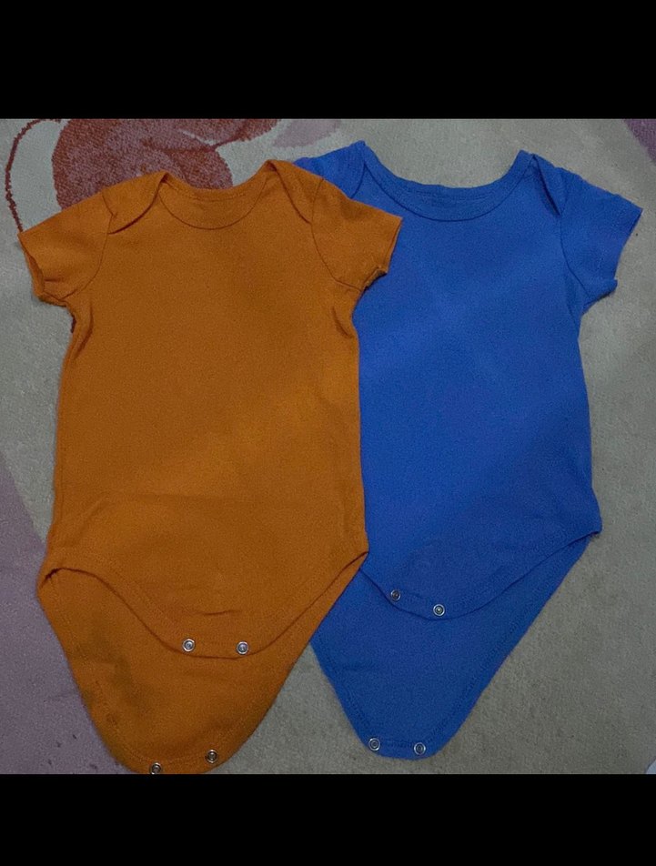 Renkli Pamuklu Bebek Erkek Body Seti - Görsel 4