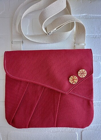 Bordo Kanvas Mini Messenger Bag