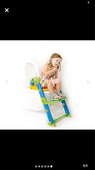 Merdivenli lazımlık marka; Kidskit 3 Farklı Kullanımlı Tuvalet 