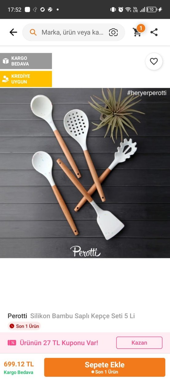 Beyaz Saplı Ahşap Mutfak Kaşık Seti - Görsel 4