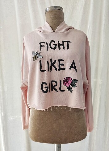 Toz Pembe Sweatshirt