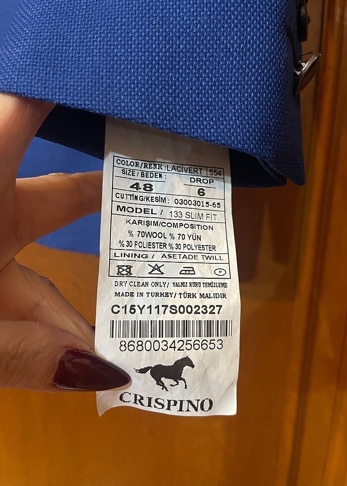 Crispino  marka Erkek kot - Görsel 2