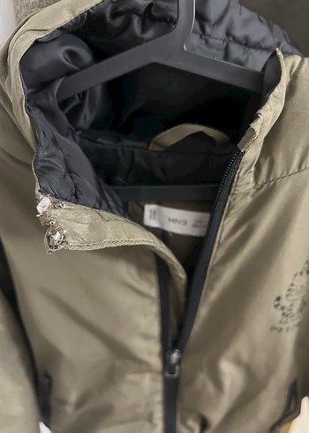 Baskılı Düğmeli Erkek Çocuk Mont - Görsel 3