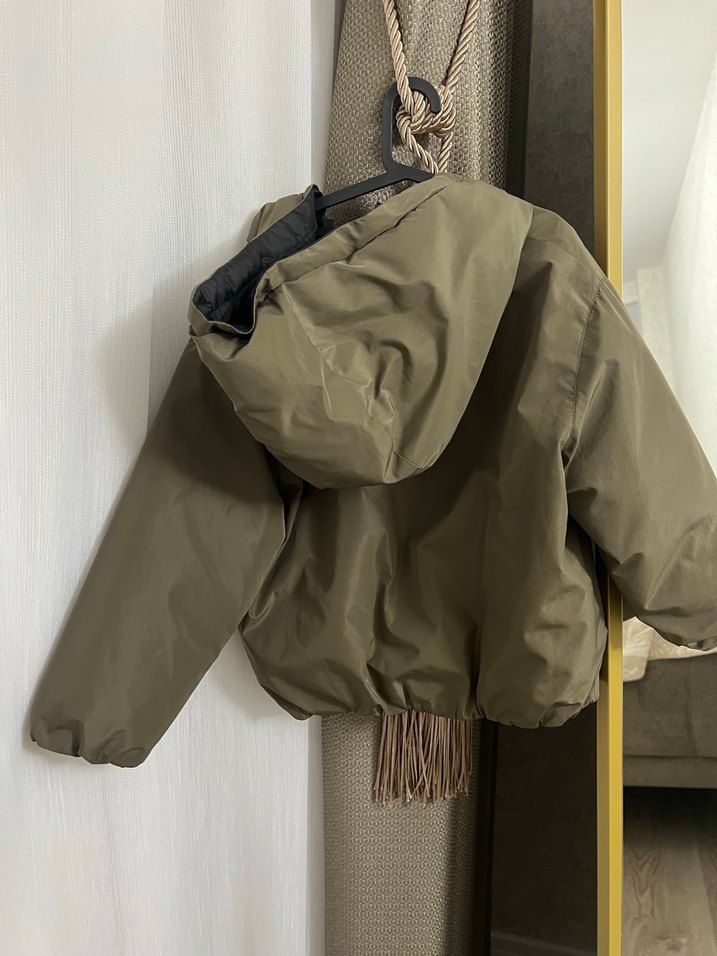 Baskılı Düğmeli Erkek Çocuk Mont - Görsel 4