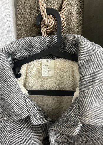 Gri Erkek Çocuk Yün Kaban - Görsel 3