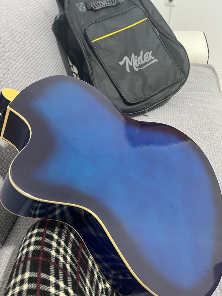 Mavi Klasik Gitar - Görsel 4