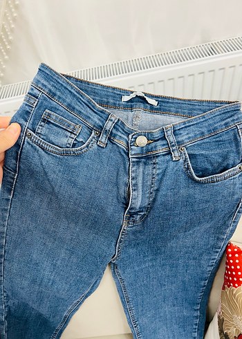 Kadın Mavi Denim Regular Fit Kot Pantolon - Görsel 2