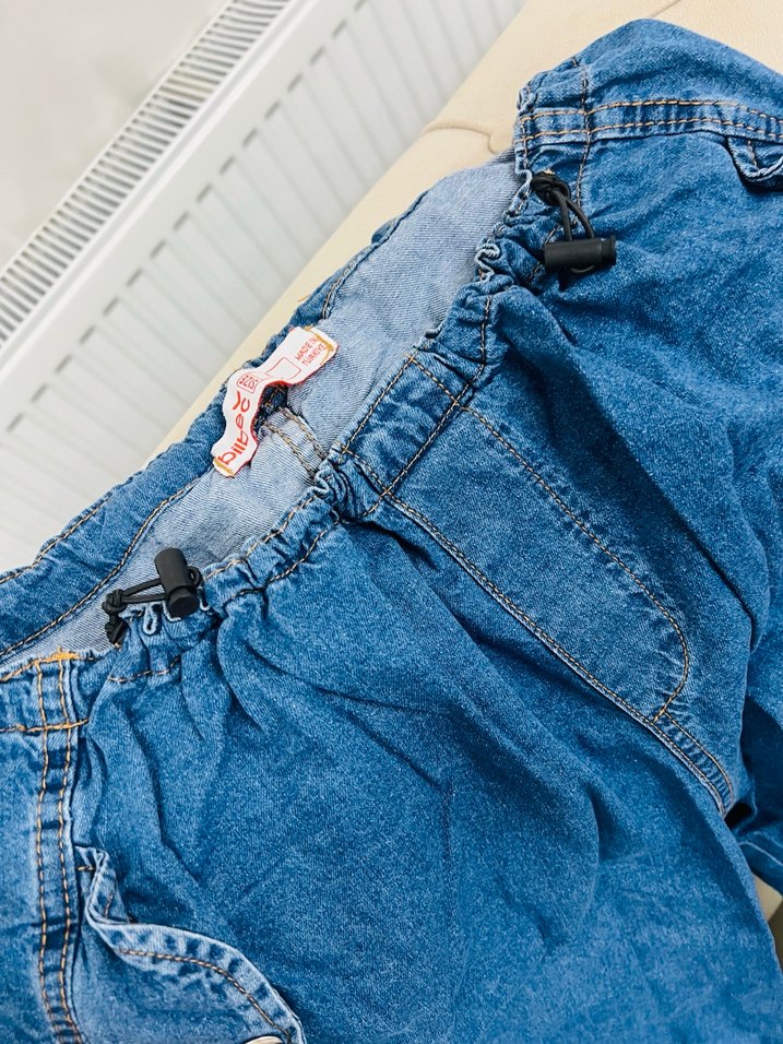 Rahat Kesim Mavi Denim Kadın Pantolon - Görsel 3