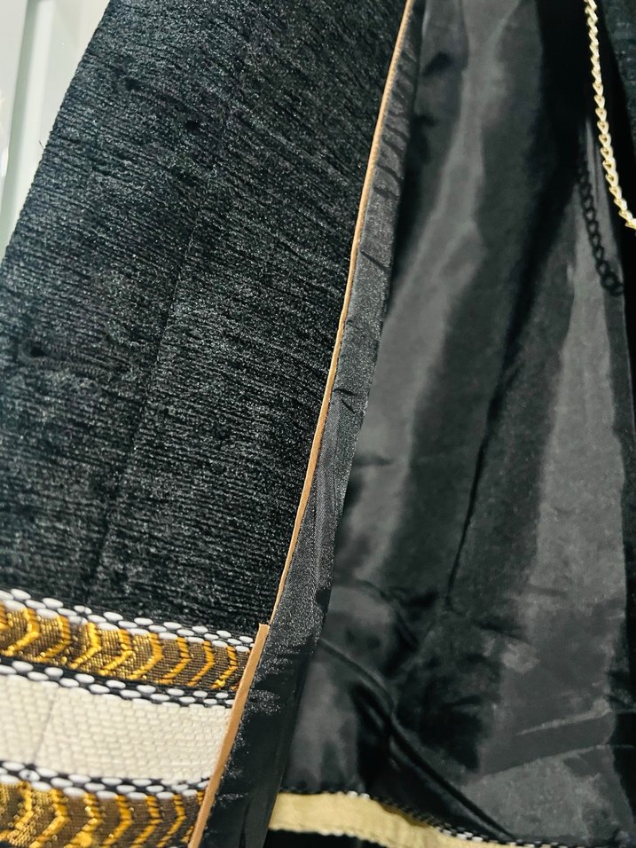 Düğmeli İşlemeli Midi Kadın Ceket - Görsel 4