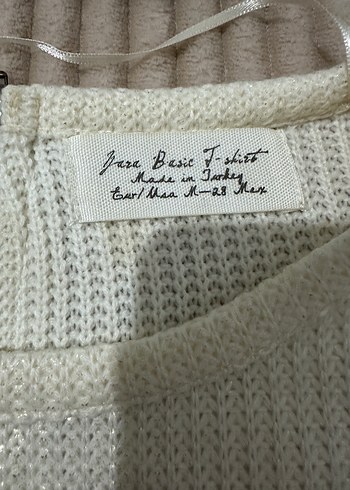 Bej Örgü Kadın Kazak, Uzun Kollu, Basic - Görsel 3