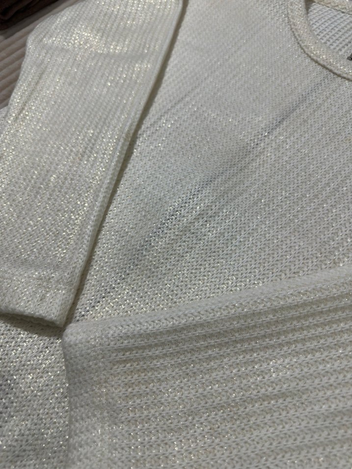 Bej Örgü Kadın Kazak, Uzun Kollu, Basic - Görsel 2