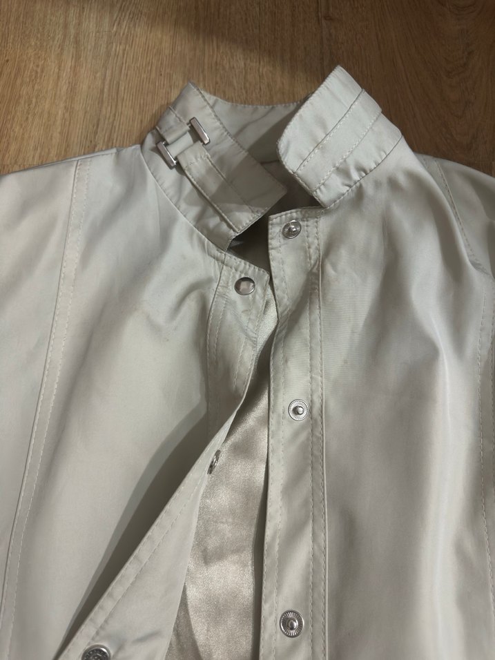 Bej Midi Düğmeli Kadın Trençkot - Görsel 4