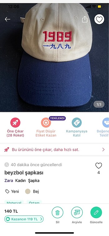 şapka
