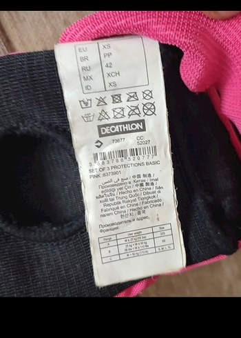 Pembe decathlon Kaydırmaz Motosiklet Dizlikleri - Görsel 2