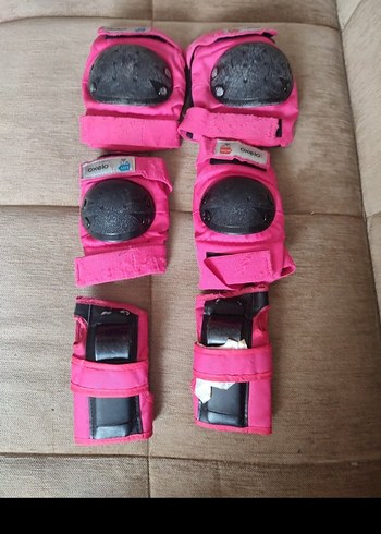 Pembe decathlon Kaydırmaz Motosiklet Dizlikleri - Görsel 4