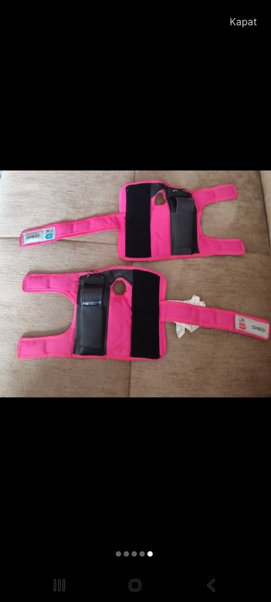 Pembe decathlon Kaydırmaz Motosiklet Dizlikleri - Görsel 5