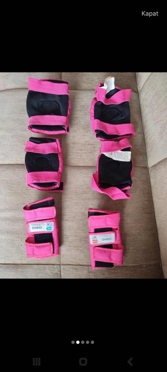 Pembe decathlon Kaydırmaz Motosiklet Dizlikleri - Görsel 3