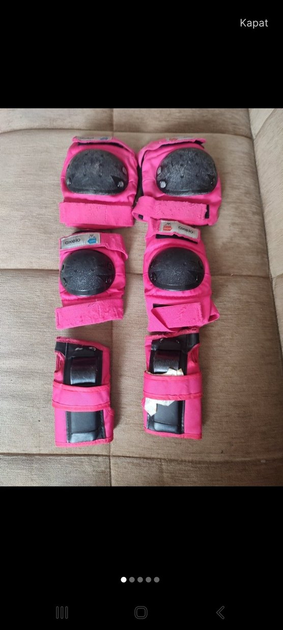 Pembe decathlon Kaydırmaz Motosiklet Dizlikleri - Görsel 4