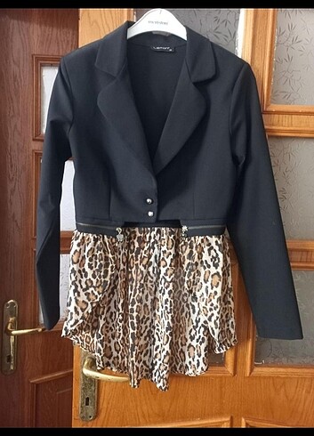 m Beden Leopar ceket