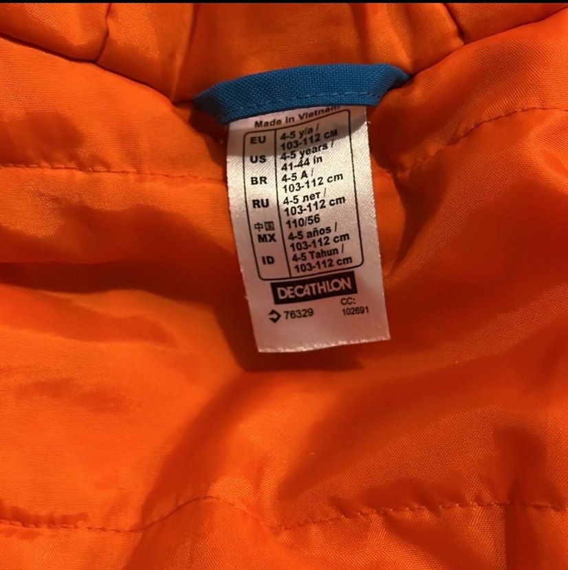 Erkek Çocuk Mavi Kürklü Mont - Görsel 4