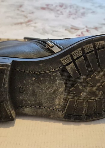 Deri Fermuarlı Erkek Biker Bot - Görsel 5