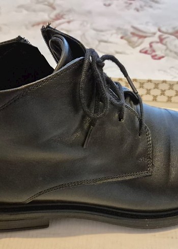 Deri Fermuarlı Erkek Biker Bot - Görsel 2