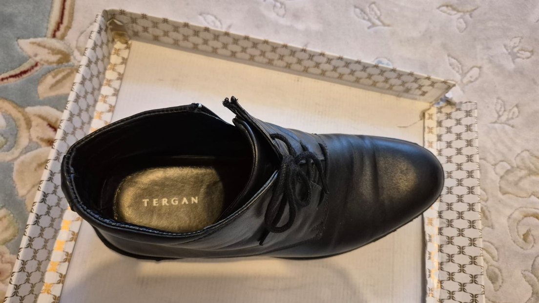 Deri Fermuarlı Erkek Biker Bot - Görsel 4