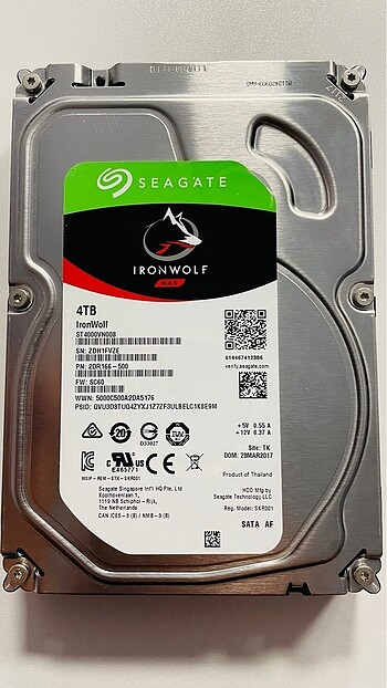 Seagate IronWolf NAS HDD 4TB 3.5