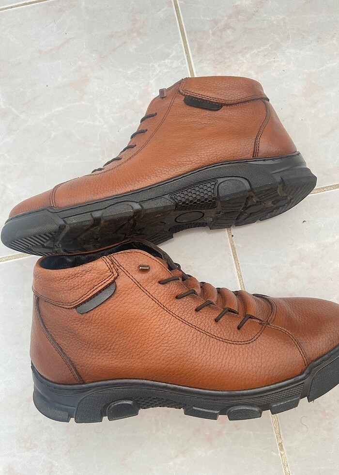 Gön deri erkek bot hiç giyilmedi 44 numara - Görsel 3