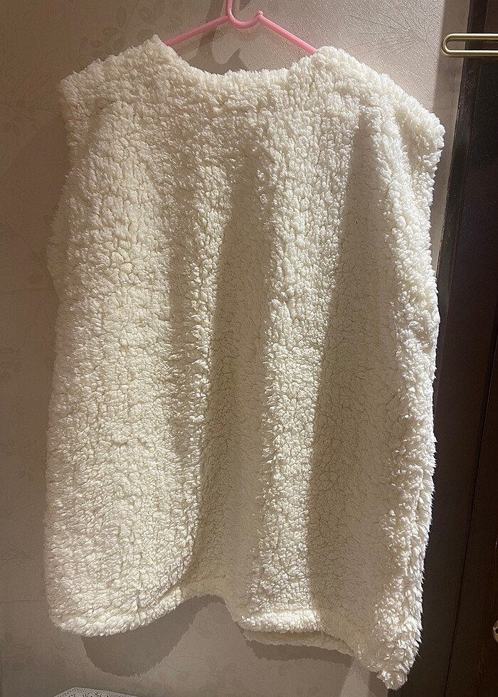 Kadın teddy yelek - Görsel 3