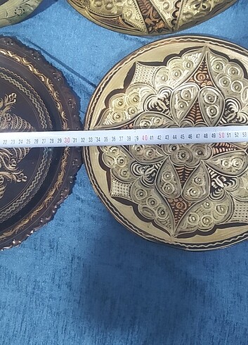 Beden camel Renk Bakır antika duvar tabağı
