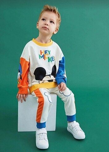 Zara Mickey Mouse Unisex Çocuk Giyim Takım