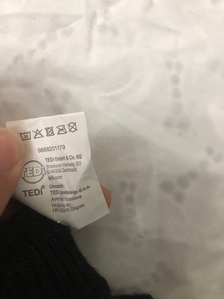 Siyah Örgü Parmaksız Çocuk eldiven - Görsel 4