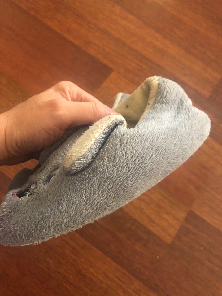 Çocuk Gri Nakışlı Sıcak Pandüf - Görsel 3