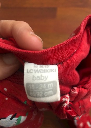 Kızaklı Bebek uyku Tulumu Kırmızı - Görsel 3