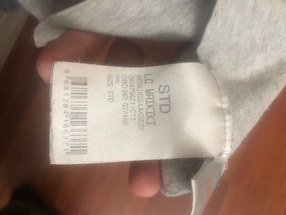 Gri Minnie mouse  Bebek Önlüğü - Görsel 2