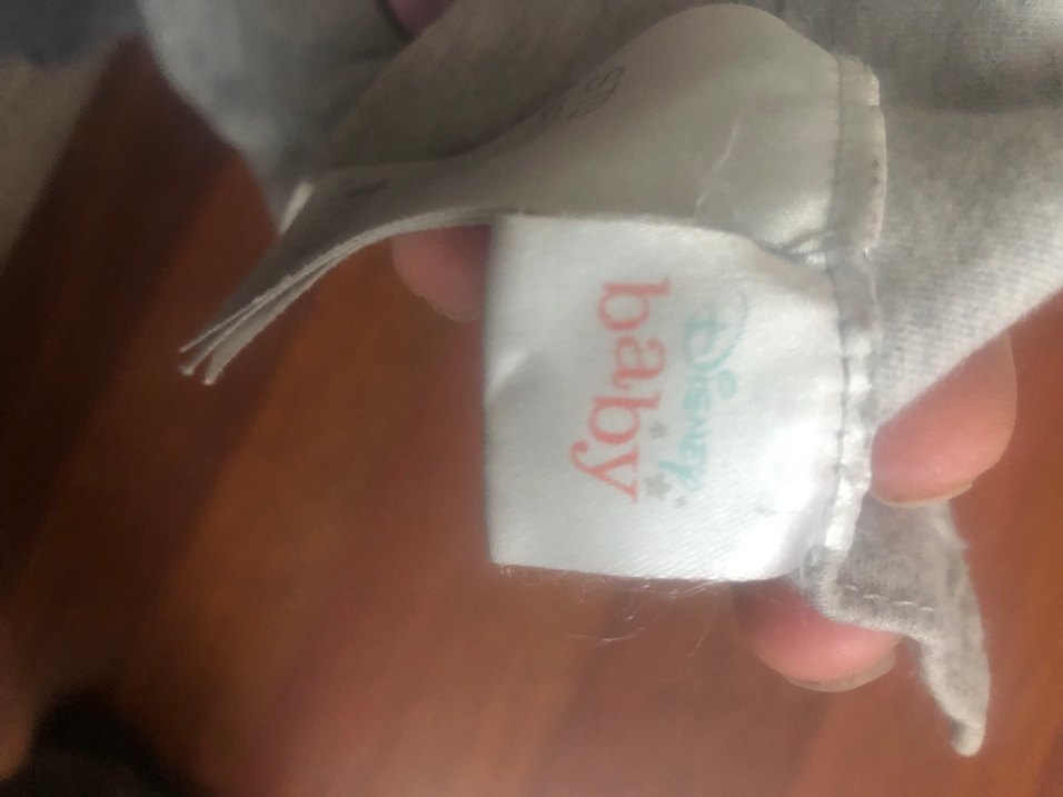 Gri Minnie mouse  Bebek Önlüğü - Görsel 3