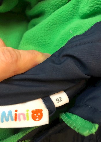 Fermuarlı Mavi Erkek Bebek Kayak Kar Tulumu - Görsel 4