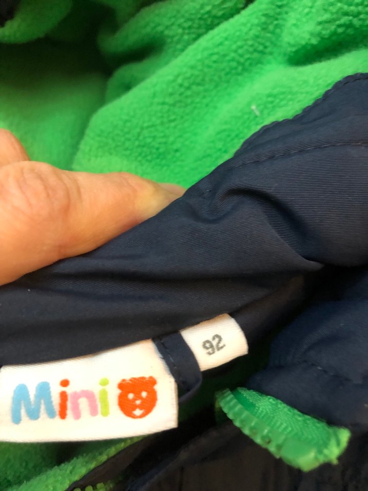 Fermuarlı Mavi Erkek Bebek Kayak Kar Tulumu - Görsel 4