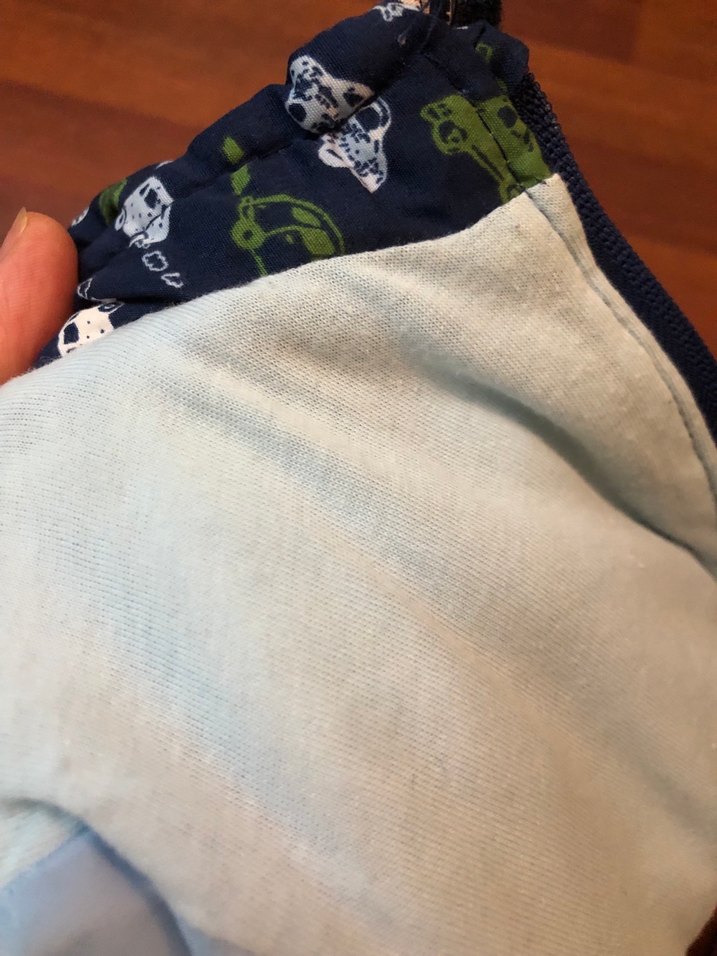 Kapüşonlu Mavi araba Baskılı Bebek kar Tulumu - Görsel 4