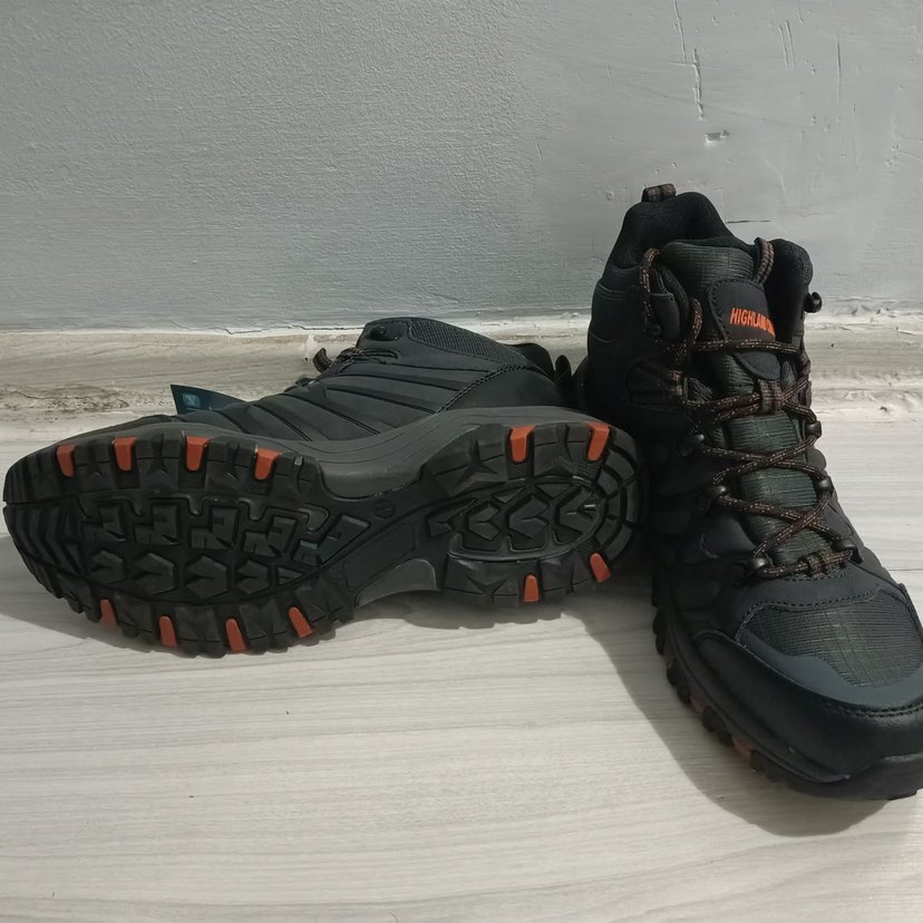 Siyah Erkek Outdoor Street Style Bot - Görsel 3