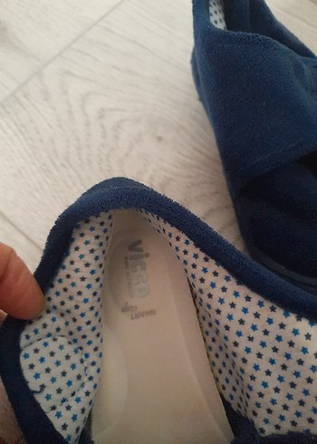 Erkek Çocuk Mavi Sıcak Ev Terliği - Görsel 5