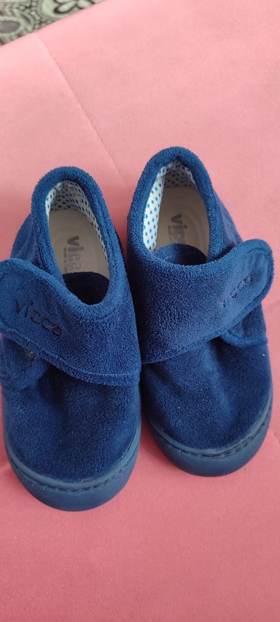 Erkek Çocuk Mavi Sıcak Ev Terliği - Görsel 3