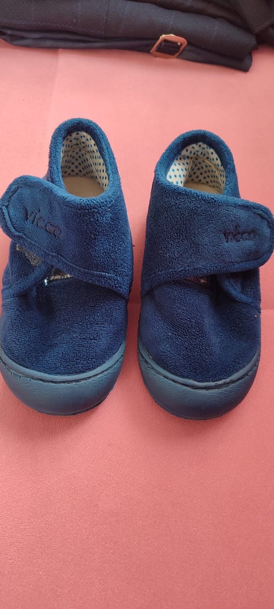 Erkek Çocuk Mavi Sıcak Ev Terliği - Görsel 4