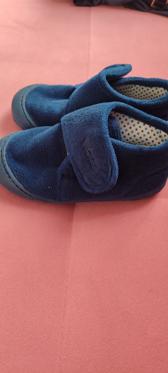 Erkek Çocuk Mavi Sıcak Ev Terliği - Görsel 2