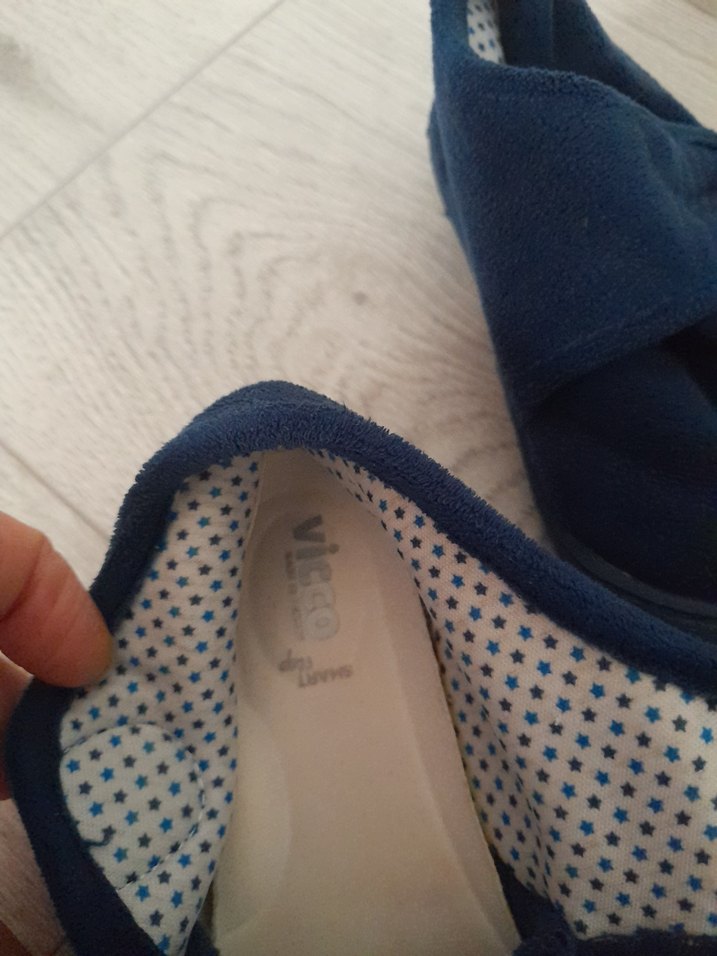 Erkek Çocuk Mavi Sıcak Ev Terliği - Görsel 5