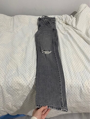 Pull&bear gri jean - Görsel 5