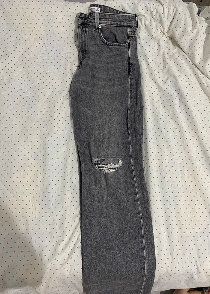Pull&bear gri jean - Görsel 4