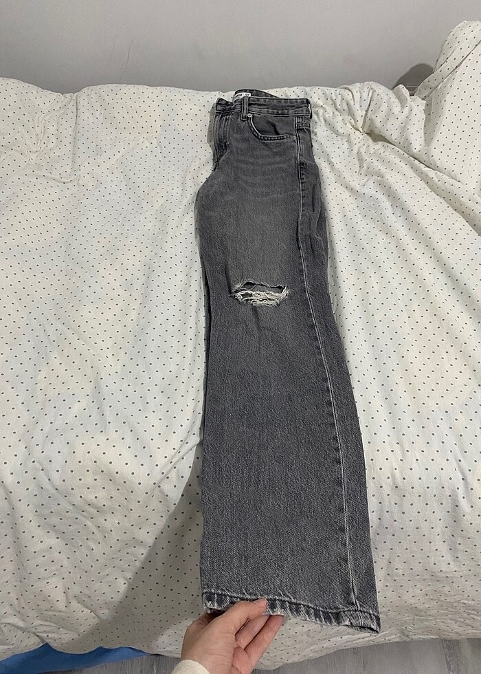 Pull&bear gri jean - Görsel 5